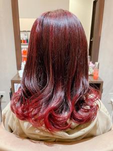 【Luccica】ハイライト×グラデーション×レッドブラウン - Luccica hair&spa掲載