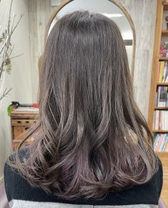 #インナーカラー #パープル #シルバーグレー #ブリーチ - HAIR WORK STUDIO noize掲載