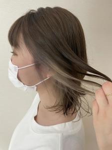 ナチュラルベージュ×イヤリングホワイトベージュ - Neivs Hair 福工大駅前店掲載