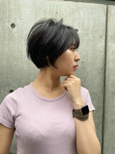 仙台ショートボブ前髪韓国風ショートヘア大人美人インナー髪質 - Reve by Lond掲載
