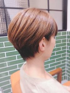 ショート ミセス ブラウン 明るい白髪染め 艶髪 - L’atelier BROCANTE 立川北口店【ラトリエブロカント】掲載