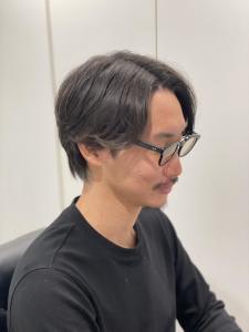 ナチュラルセンターパートウルフ　ニュアンスパーマ - ドルクス日本橋掲載