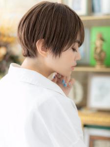 アシンメトリーナチュラルマッシュショート　栗色 - COVER HAIR & SPA bliss 浦和西口店【カバー ヘア アンド スパ ブリス】掲載