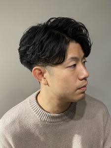 ビジネスワンカールパーマ　刈り上げ7:3分け - ドルクス日本橋掲載
