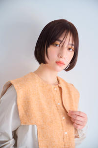 ニュアンス前髪暗髪ボブ - little 川越掲載
