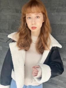 【山田】オレンジベージュ無造作カールショートバングy397 - Maria by AFLOAT掲載