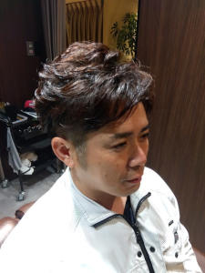 ニュアンスパーマツーブロックスタイル - Healing&barber Rete-Lu 理容室｜若林区掲載
