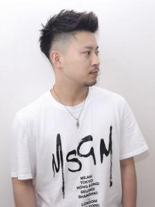 30代～40代オススメ　スパイキーフェード - @110 BARBER SHOP 長浜店掲載