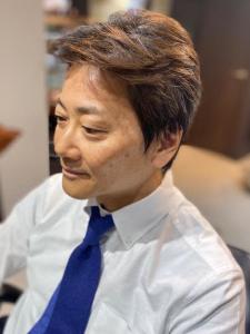 ワンセクションリバースショートレイヤー - BARBER-BAR 四谷店掲載
