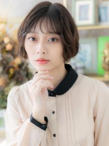 くすみカラーくせ毛風前下がりマッシュボブ　アースカラー - COVER HAIR & SPA bliss 浦和西口店【カバー ヘア アンド スパ ブリス】掲載