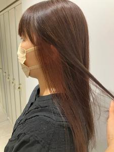 インナーカラー×オレンジブラウン - OAKたまプラーザ掲載