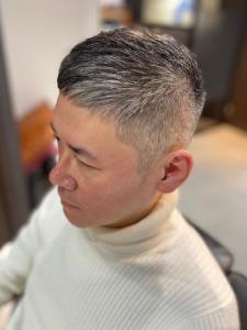 ワンセクションフォワードシェープスタイル - BARBER-BAR 四谷店掲載