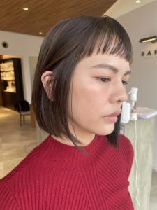 30代40代大人可愛いハイライトボブ☆山之内 - SARA Beauty Sight 志免店掲載