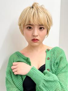 【長谷川】ゆるふわブロンドショート - air-YOKOHAMA掲載