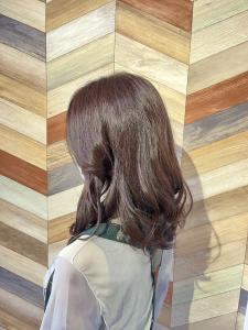 ラベンダーカラー　セミロング　トゥリース溝の口 - hair trees溝の口店掲載