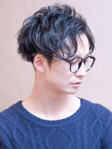 ツーブロック癖毛パーマ風マッシュ - 理容室 hair studio ARUIM 代官山.恵比寿掲載