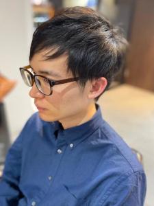 ツーセクションマッシュレイヤースタイル - BARBER-BAR 四谷店掲載