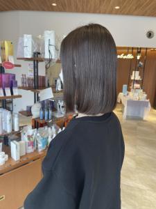 30代40代大人可愛いグレージュボブ☆山之内 - SARA Beauty Sight 志免店掲載