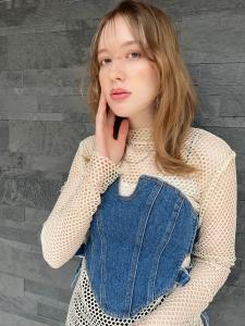 【山田】シースルーバングミルクティーベージュくびれヘアy40 - Maria by AFLOAT掲載