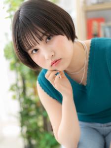 大人かわいい黒髪グレージュナチュラルボブ　小顔補正立体カット - COVER HAIR bliss 上尾西口店掲載
