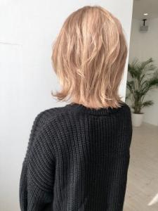 ☆ハイトーンカラー×外ハネウルフ☆ - 半個室型美容室 Sourire 西新店掲載