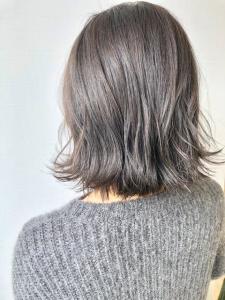 ☆外ハネボブ×透け感グレージュ☆ - 半個室型美容室 Sourire 西新店掲載