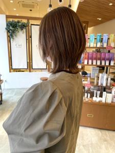30代40代大人可愛いミディアムレイヤー☆山之内 - SARA Beauty Sight 志免店掲載