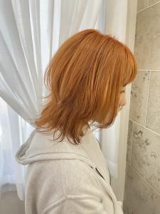 個性派 オレンジウルフ - hair salon Rien 上尾店掲載