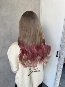 miu&橋本愛海　ベージュとピンク - miu by KENJE掲載