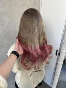 miu&橋本愛海　ベージュとピンク - miu by KENJE掲載