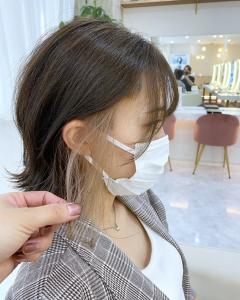 インナーミルクティーベージュ - hair salon Rien 上尾店掲載
