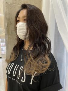 グラデーションベージュ - hair salon Rien 上尾店掲載