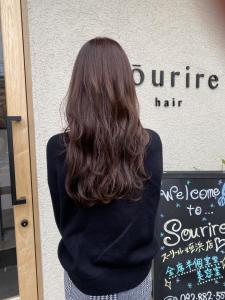 大人かわいい柔らかモカブラウン【sourire 神田】 - 半個室型美容室 Sourire 姪浜店掲載