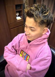 スキンフェード×ツイストパーマ×ハイライト - ヒロ銀座ヘアーサロン銀座一丁目店掲載