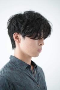 ツーブロック×センターパート - soin de brace大日店ミルボン認定髪質改善サロン掲載