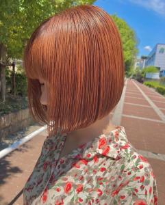 オレンジベージュ×Bob - soin de brace 高の原店掲載