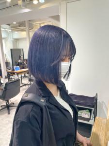 blue black bob - collet 大宮掲載