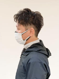 クセを活かしたアップバングスタイル - BlANCO掲載