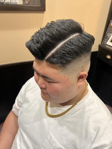 ラインスキンフェードハードパート濡れパン - ヒロ銀座BARBER SHOP 秋葉原店掲載