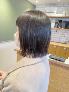 ミニボブにハイライト - 半個室型美容室 Sourire 春日千歳町店掲載