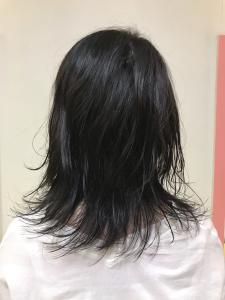 ミディアムレイヤーウルフウェーブスタイル - 美容室Stella掲載