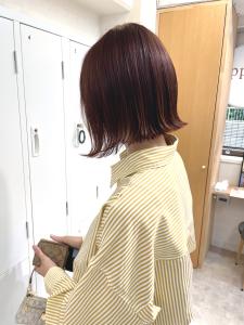 orange brown bob - collet 大宮掲載