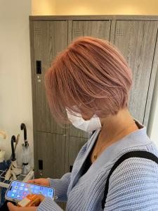ワンレンボブ前下がりショート内巻きワンカール鎖骨ミディアム - N° deseo 吉祥寺掲載