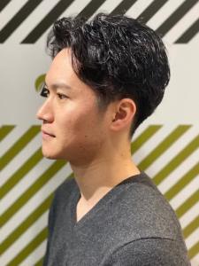 大人カッコいい30代40代50代以上ナチュラルパーマスタイル - BARBER-BAR 四谷店掲載