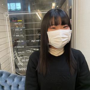 切りっぱなし　黒髪 - appri by Rien 浦和1号店掲載