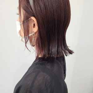 コーラルピンクカラー - エイムヘアメイク 舟入店掲載