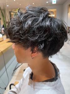 無造作スパイラルパーマ×マッシュ - Men's Salon bloc掲載