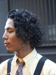 spiral perm - barbershop  KONG掲載