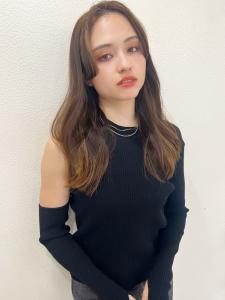 【山田】デザインハイライト外国人風ミルクティーベージュy41 - Maria by AFLOAT掲載