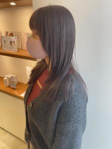 30代40代大人可愛いシアーグレージュロング☆山之内 - SARA Beauty Sight 志免店掲載